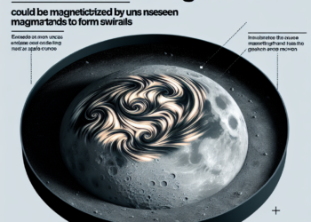 Moon ‘swirls’ could be magnetized by unseen magmas