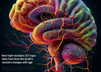 New high-resolution 3D maps show how the brain’s blood vessels changes with age