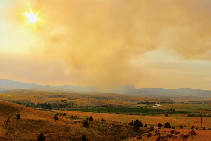 Rangeland wildfire