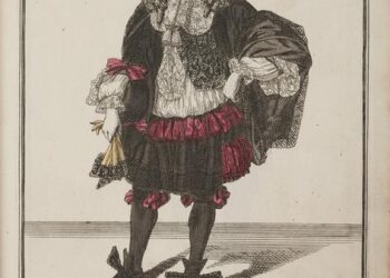 Habit Noir print from Samuel Pepys' collection