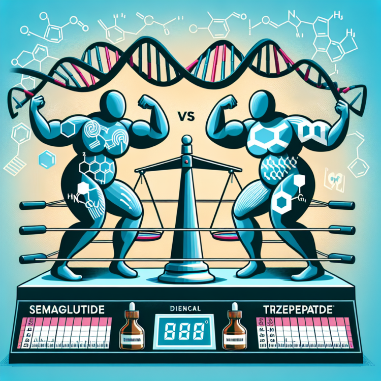 Semaglutide vs tirzepatide for weight loss in adults with overweight or obesity