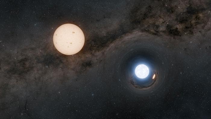 Binary Star System Made up of Neutron Star and Sun-like Star