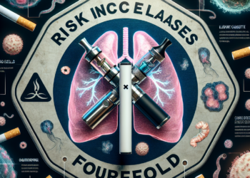 Vaping and smoking together increases lung cancer risk fourfold