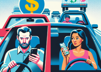 When there’s money to lose, phone usage while driving drops