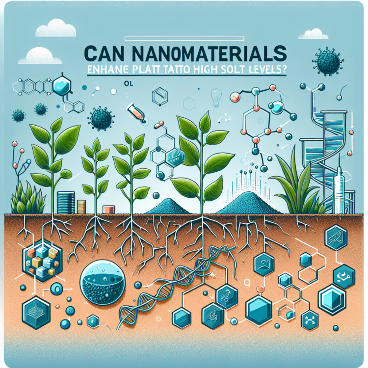 Can nanomaterials enhance plant tolerance to high soil salt levels?