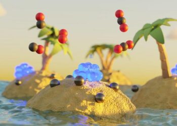 Nanometer-sized palladium particles on ceria “islands” make noble-metal catalysts stable and efficient. (Photo: ITCP, KIT)