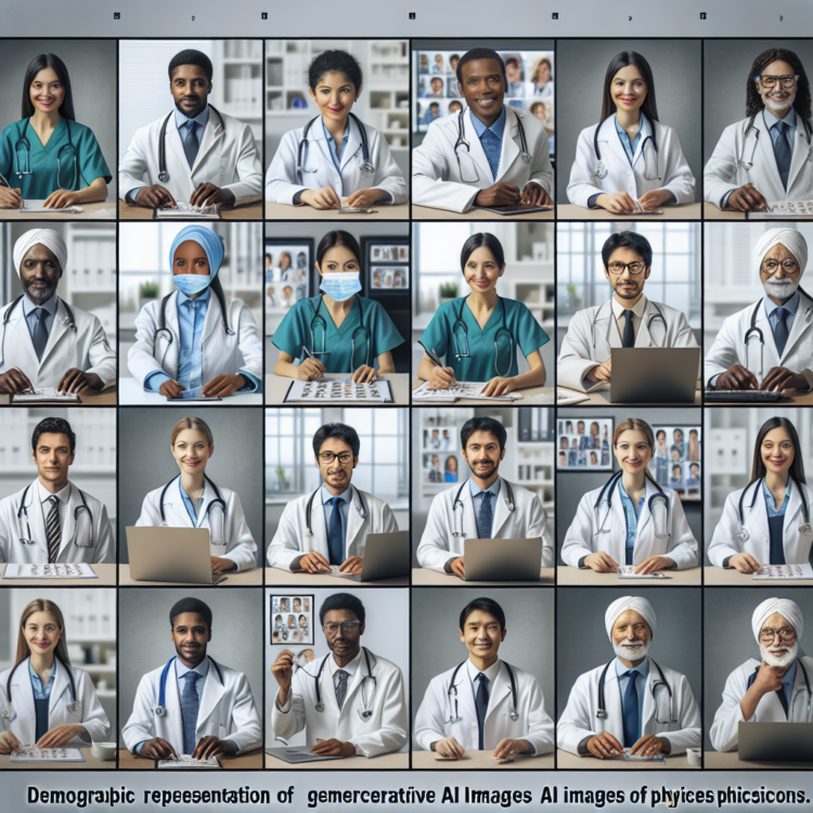 Demographic representation of generative AI images of physicians