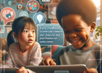Early childhood screen use contexts and cognitive and psychosocial outcomes