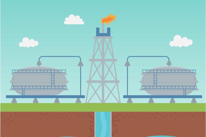 Fracking graphic