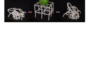 Push puppet metamaterial