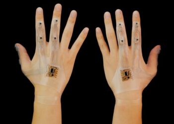 Developed stretchable hybrid hand motion capture