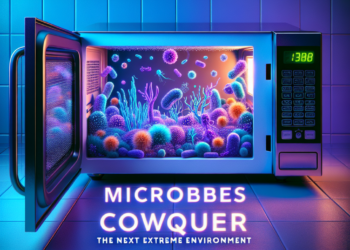 Microbes conquer the next extreme environment: Your microwave