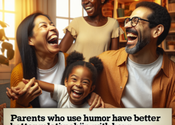 Parents who use humor have better relationships with their children, study finds