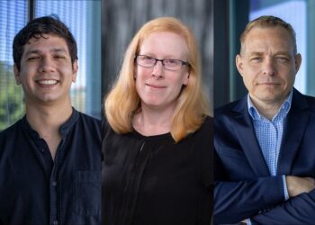 Cristian David Pena Martinez, Associate Professor Sarah Kummerfeld and Professor Daniel Christ from the Garvan Institute of Medical Research