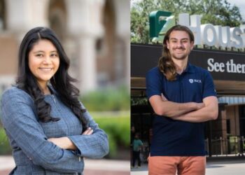 Rice University graduate students Eric Wuesthoff and Esther Jimenez are the recipients of the National Science Foundation’s INTERN awards