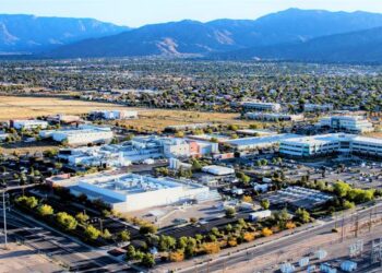 Sandia Science & Technology Park aerial