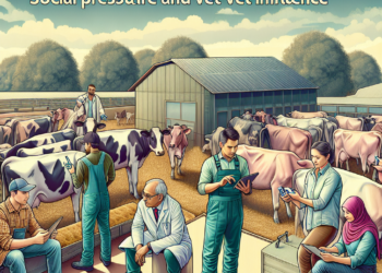Shaping dairy farm vaccination decisions: social pressure and vet influence