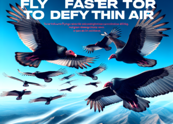 Turkey vultures fly faster to defy thin air