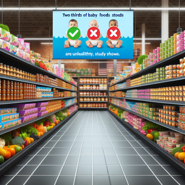 Two thirds of baby foods in US grocery stores are unhealthy, study shows