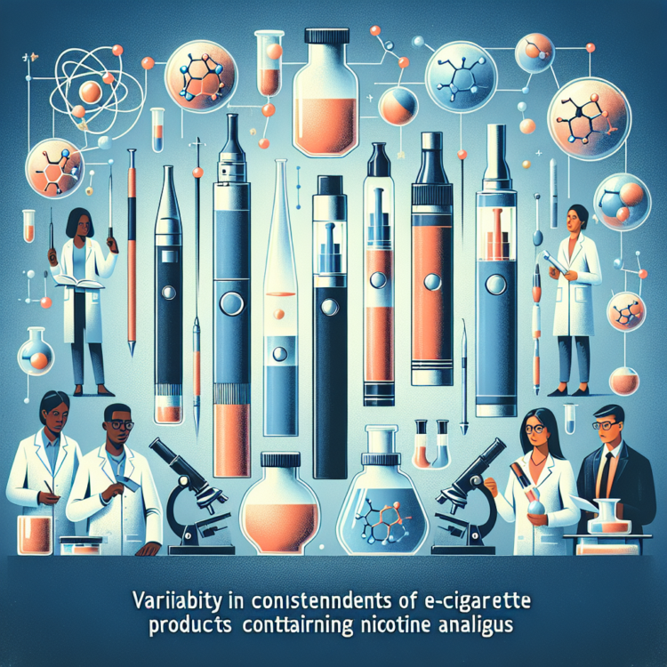 Variability in constituents of e-cigarette products containing nicotine analogues