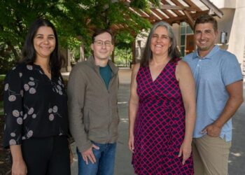 (From left) Willandia Chaves Didier, Michael Sorice, Holly Kindsvater, and Craig Ramseyer.