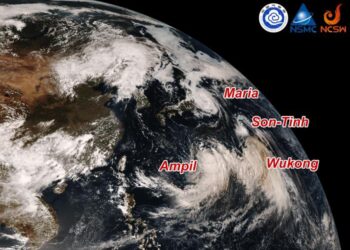 Multiple tropical cyclone