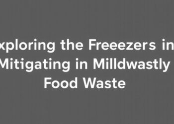 Exploring the Role of Freezers in Mitigating Food Waste
