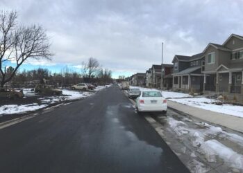 A Boulder County neighborhood after the Marshall Fire