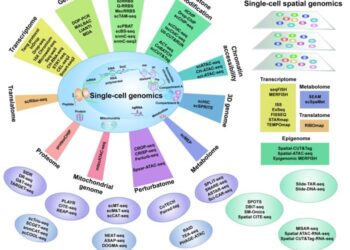 Fig.1 Overview of single-cell technologies in different omics