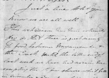 Letter from a missionary to Tanzania in 1880 commenting on weather