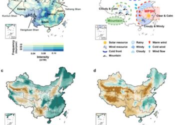 Spatial distribution of historical compound low-solar-low-wind (LSLW) extremes.