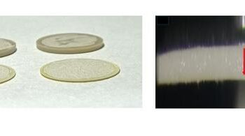 Piezoceramic discs and disc bending under an electric field