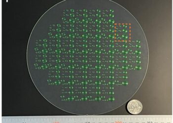 Developed wafer