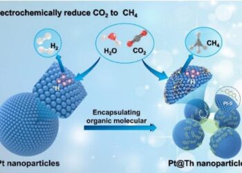 Molecular modification enables CO2 electroreduction to methane on platinum surface