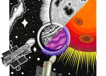 Artistic representation of the HAT-P-11 system