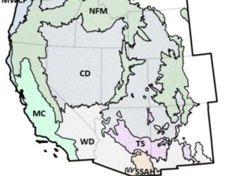 Western US ecoregions