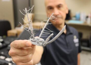 3D-printed mosquito head