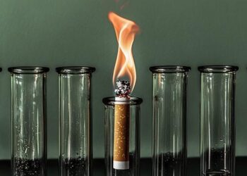 Nicotine wastewaster testing illustration
