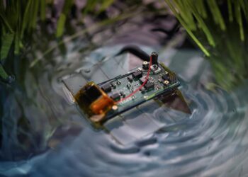 A miniature swimming robot inspired by marine flatworms