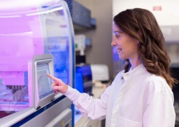 The photo is of Alisa Gaskell, PhD, Chief Genomics Officer at Children's Colorado.