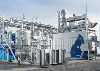 Highly efficient co-electrolysis realized by industry partner Sunfire in the world's largest power-to-fuel process chain for the synthesis of fuels at KIT’s Energy Lab.