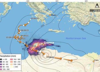 Tracking Storm Daniel Across the Mediterranean