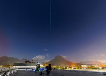 Implementation of first quantum satellite link in the Southern Hemisphere