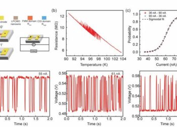 Fig. 1：Probabilistic pit based on electronic phase separated manganite nanowire