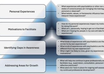 Self-literacy reflection exercise for psychedelic facilitators.
