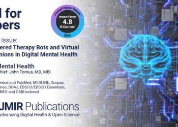 JMIR Mental Health Invites Submissions for a Theme Issue on AI-Powered Therapy Bots and Virtual Companions