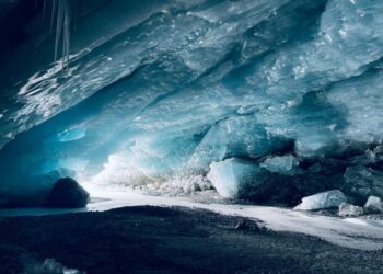 Morteratsch Glacier Cave in Switzerland