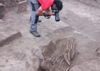 Grave inside the garrison
