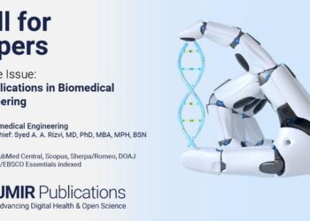 JMIR Biomedical Engineering invites submissions on AI Applications in Biomedical Engineering