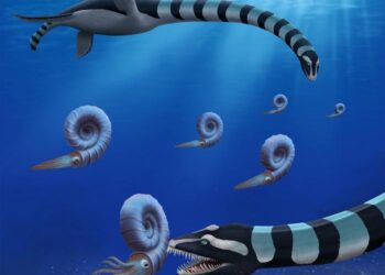Traskasaura sandrae illustration by Robert O. Clark